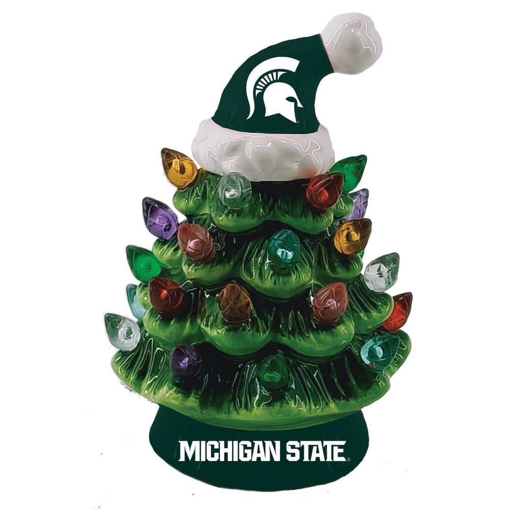 Holiday Ornaments Michigan State Spartans Ornament Christmas Tree LED 4 Inch 801946081760