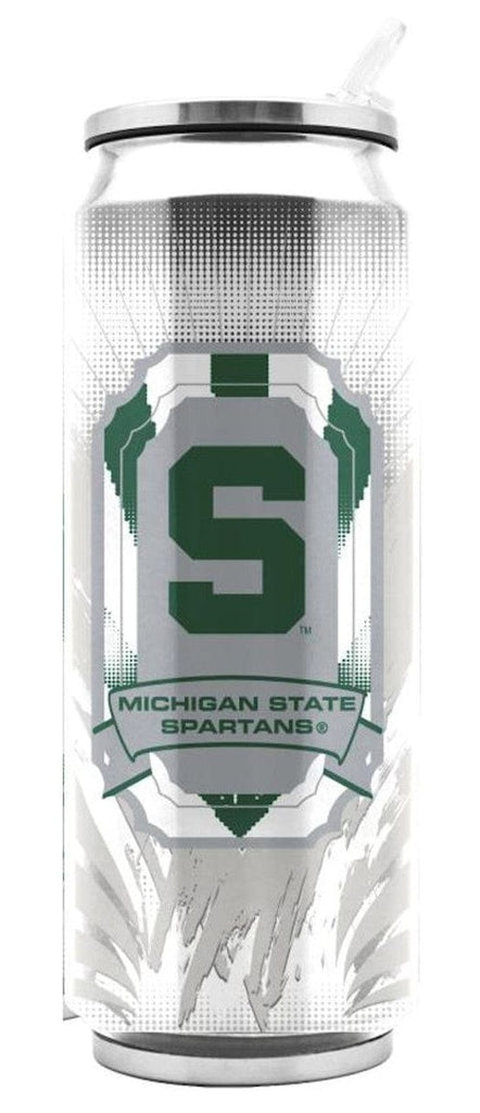 Drink Can 16.9 Steel Thermo Michigan State Spartans Stainless Steel Thermo Can - 16.9 ounces - Special Order 094131047584