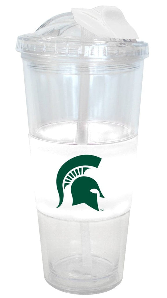 Drink Tumbler Straw Michigan State Spartans Tumbler No Spill Straw Style 846757201693