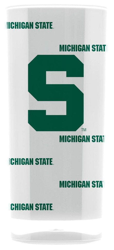Drink Tumbler Plastic 16 Sq Michigan State Spartans Tumbler - Square Insulated (16oz) - Special Order 094131033143