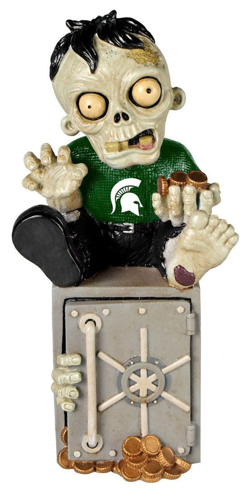 Zombie Figurine Bank Michigan State Spartans Zombie Figurine Bank 887849519111