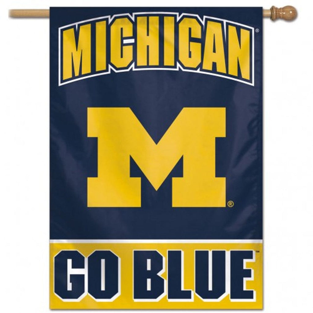 Banner 28x40 Michigan Wolverines Banner 28x40 Vertical 032085286352