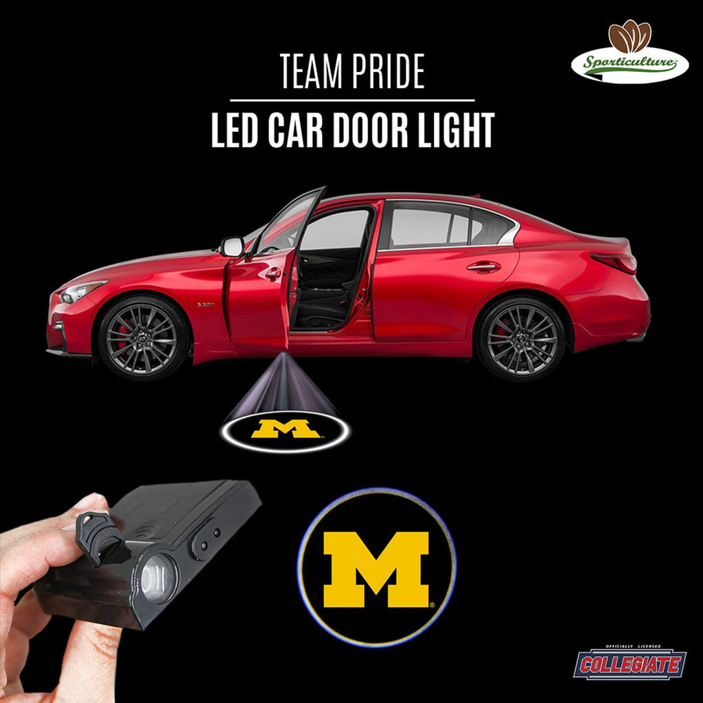 LED Auto Door Light Michigan Wolverines Car Door Light LED 810079441402
