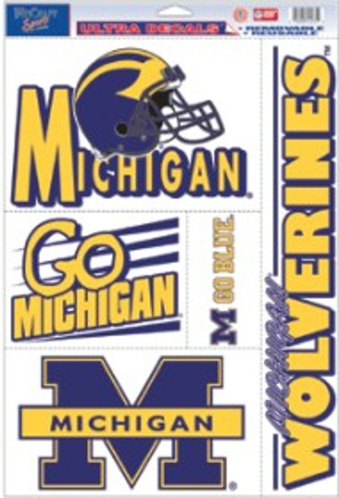 Decal 11x17 Multi Use Michigan Wolverines Decal 11x17 Ultra 032085012319