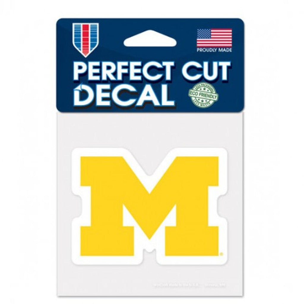 Decal 4x4 Perfect Cut Color Michigan Wolverines Decal 4x4 Perfect Cut Color 032085528452