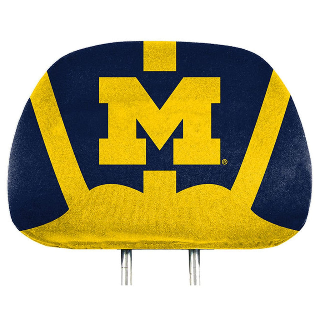 Auto Headrest Covers Michigan Wolverines Headrest Covers Full Printed Style 681620269352