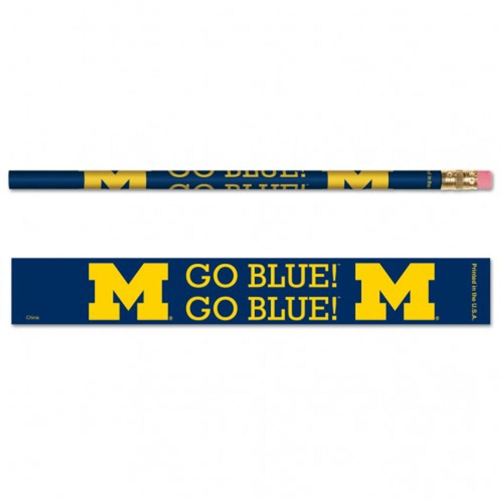 Pencil 6 Pack Michigan Wolverines Pencil 6 Pack 032085159106
