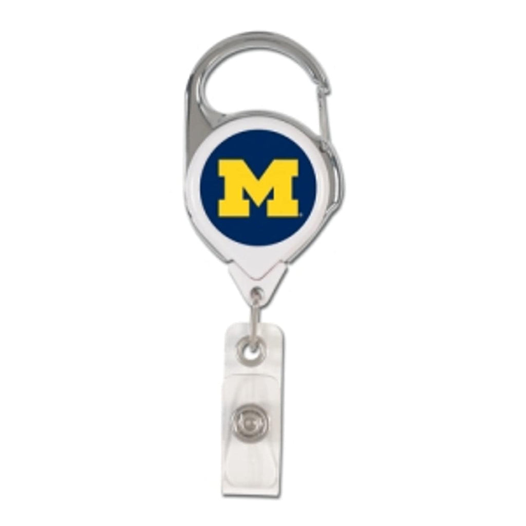 Badge Holders Michigan Wolverines Retractable Premium Badge Holder 032085470669