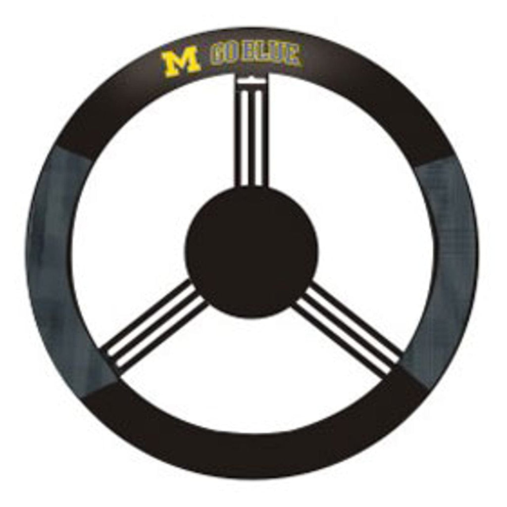 Michigan Wolverines Michigan Wolverines Steering Wheel Cover Mesh Style CO 023245585408