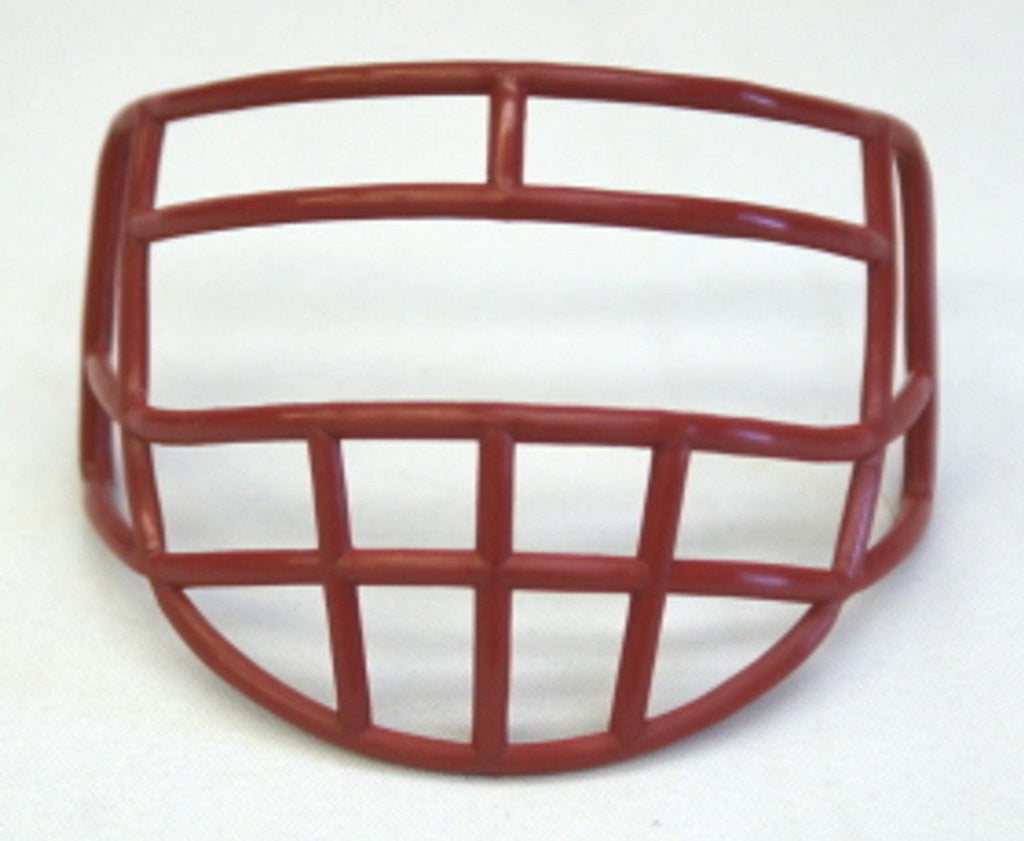 Helmets Blank Shells & Masks Micro Football Helmet Mask - Red