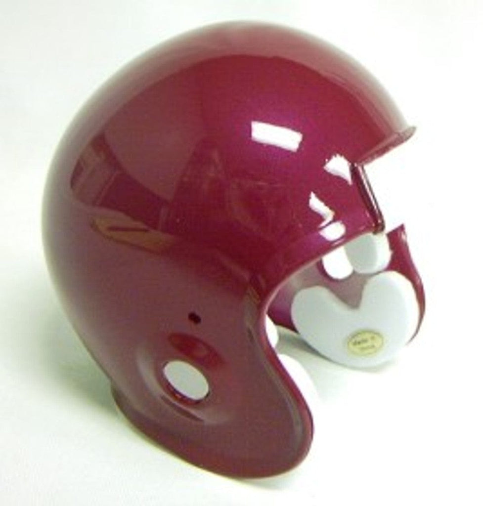 Helmets Blank Shells & Masks Micro Football Helmet Shell - Cardinal Metallic