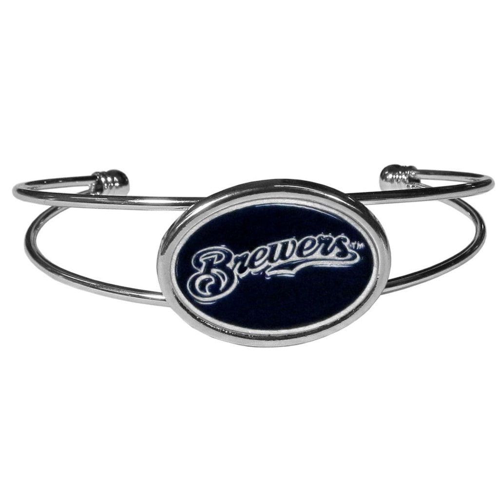 Milwaukee Brewers Milwaukee Brewers Bracelet Double Bar Cuff CO 754603665196