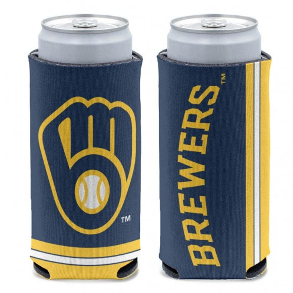 Slim Can Coolers Milwaukee Brewers Can Cooler Slim Can Design 194166087729