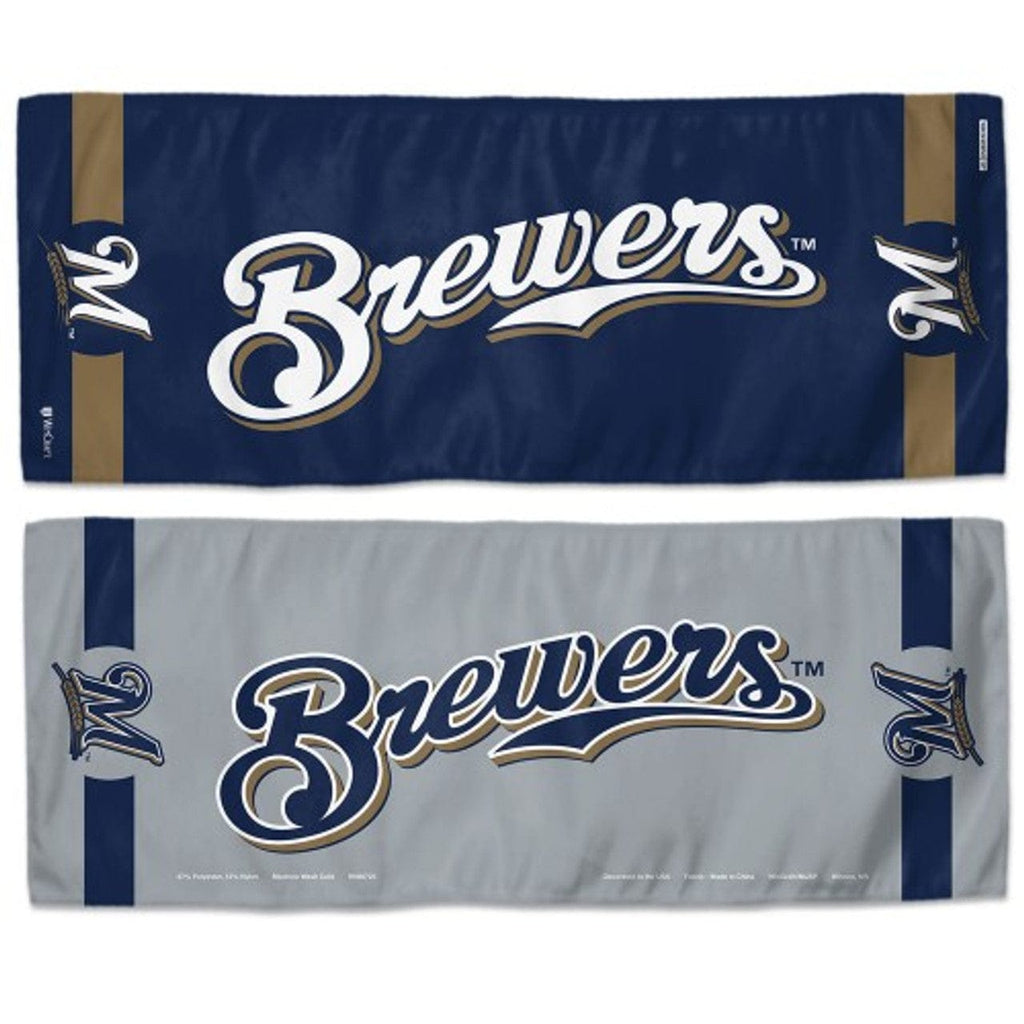 Towel Cooling Milwaukee Brewers Cooling Towel 12x30 - Special Order 099606231307