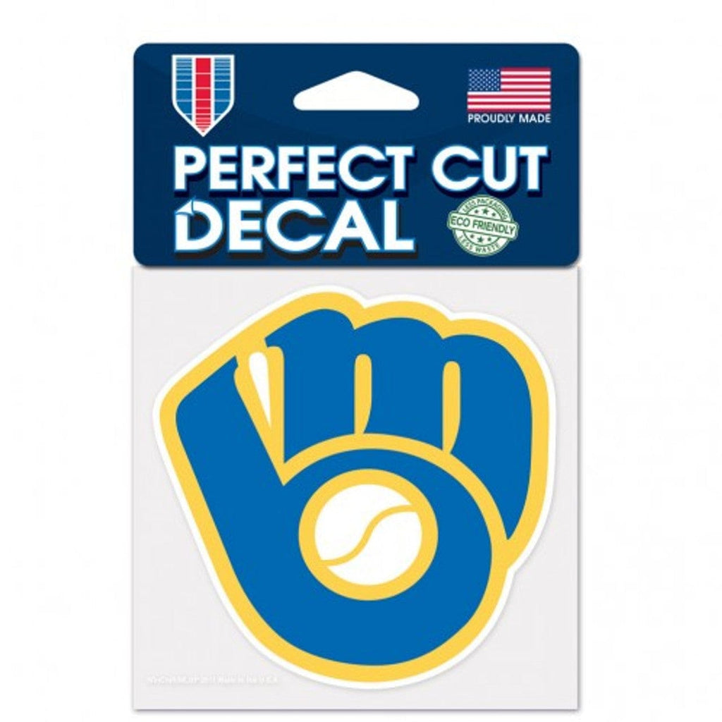 Decal 4x4 Perfect Cut Color Milwaukee Brewers Decal 4x4 Perfect Cut Color 032085452078