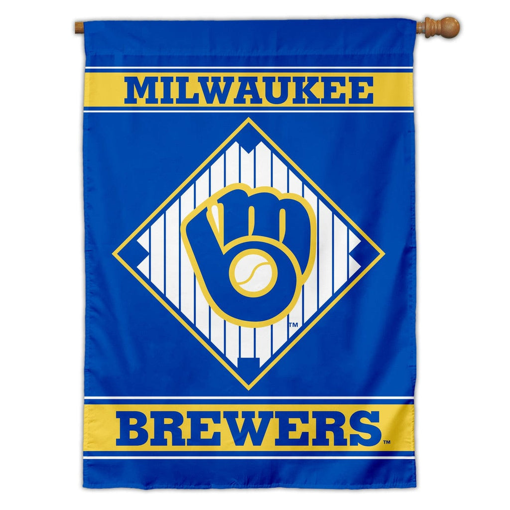 Milwaukee Brewers Milwaukee Brewers Flag 28x40 House 1-Sided CO 023245646086