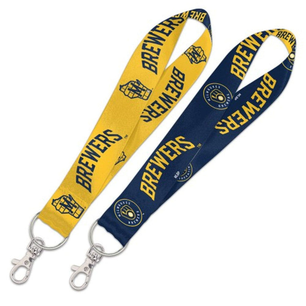 Key Straps Milwaukee Brewers Key Strap 1 Inch - Special Order 032085886330