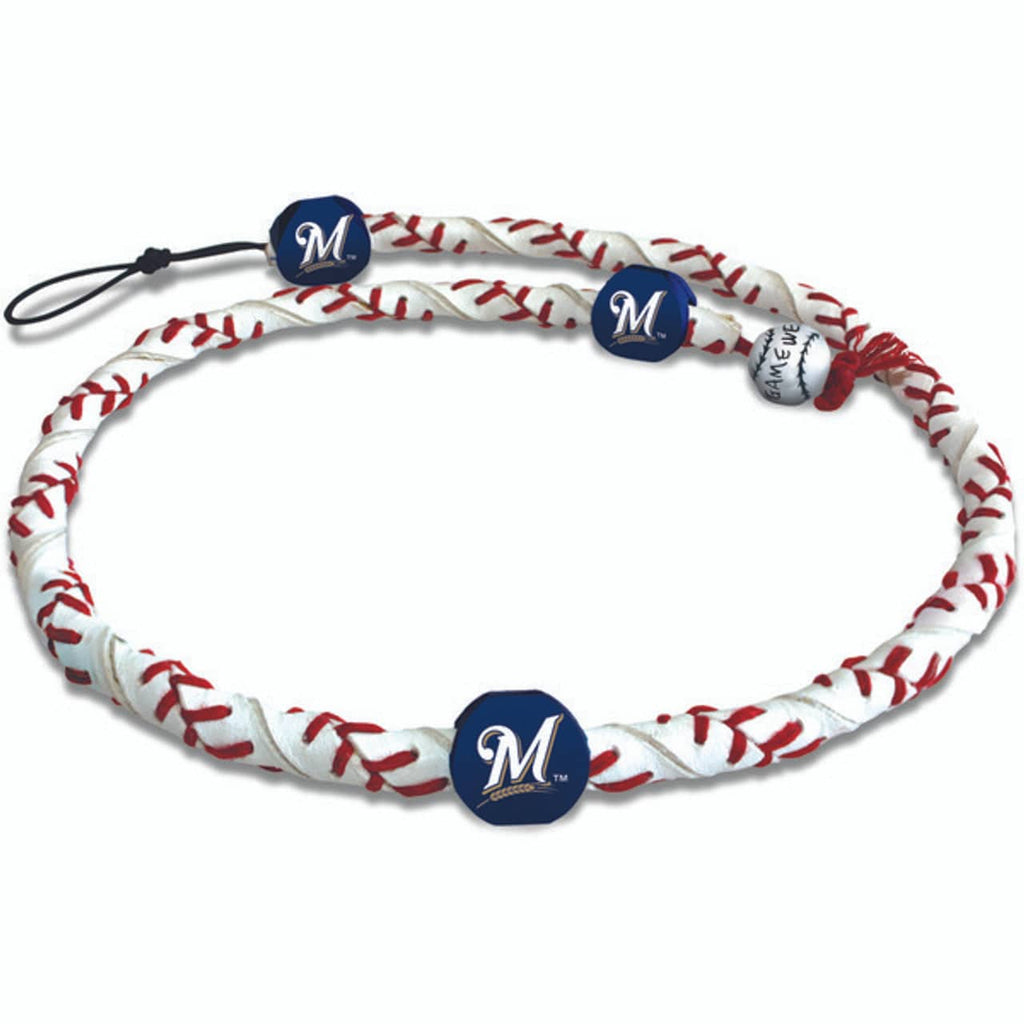 Milwaukee Brewers Milwaukee Brewers Necklace Classic Frozen Rope Baseball CO 844214025257