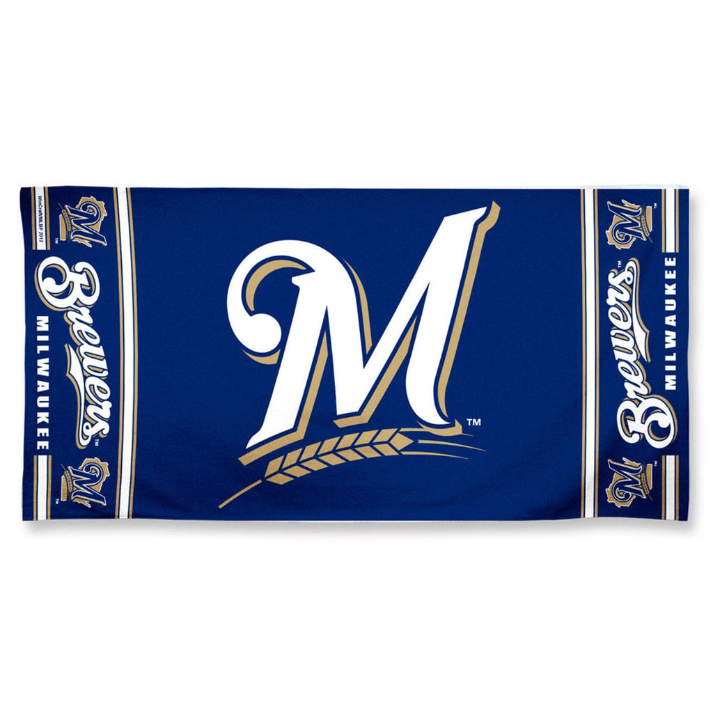 Towel Beach 30x60 Milwaukee Brewers Towel 30x60 Beach Style - Special Order 099606187819