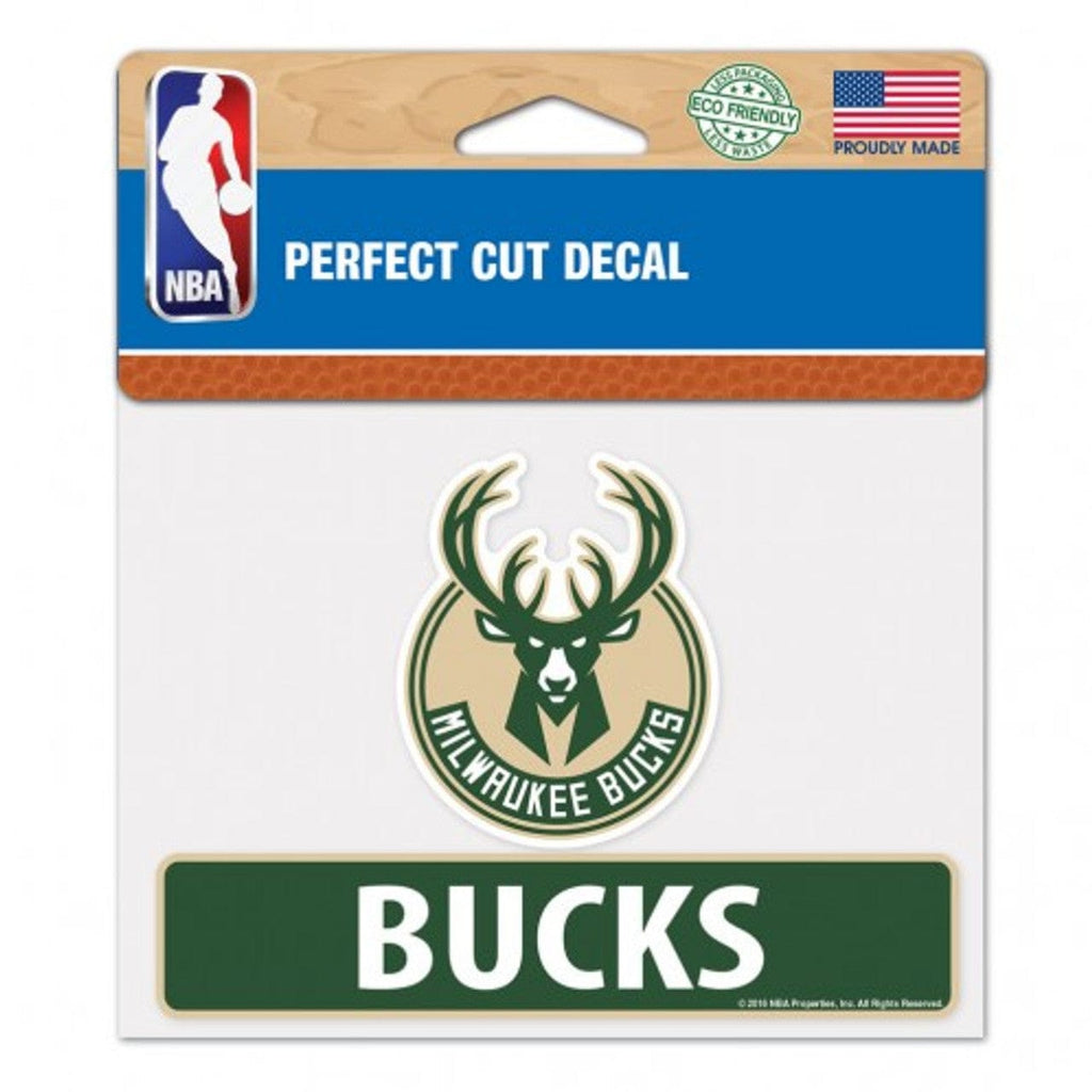 Decal 4.5x5.75 Perfect Cut Color Milwaukee Bucks Decal 4.5x5.75 Perfect Cut Color - Special Order 032085559517