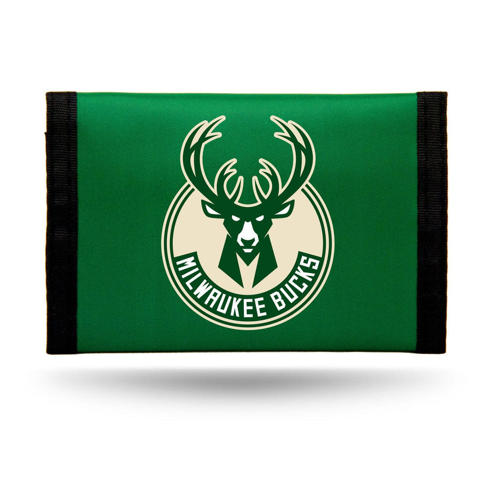 Wallet Nylon Trifold Milwaukee Bucks Wallet Nylon Trifold 024994996163