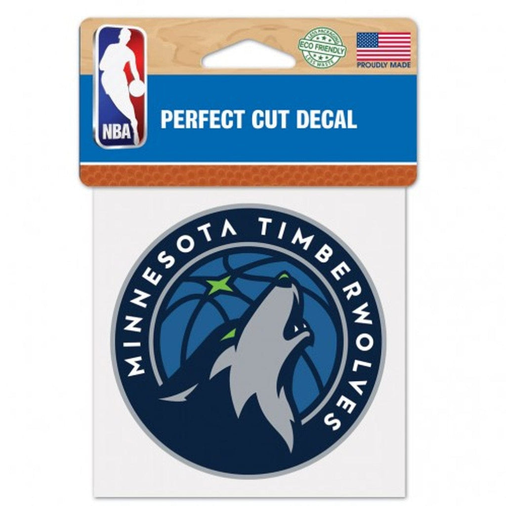 Decal 4x4 Perfect Cut Color Minnesota Timberwolves Decal 4x4 Perfect Cut Color 032085217677