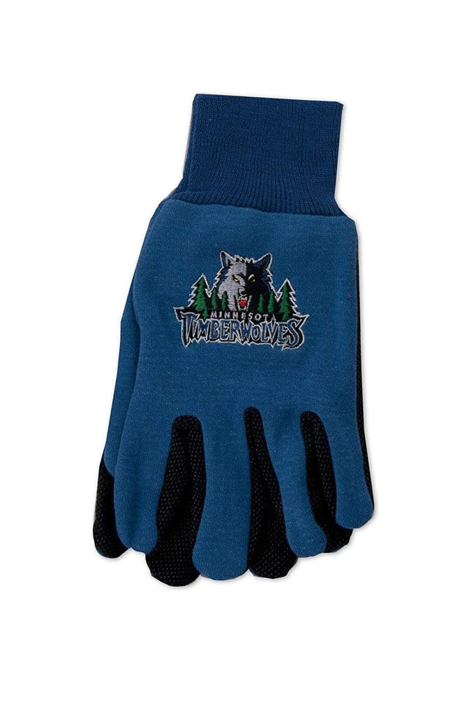 Gloves Minnesota Timberwolves Gloves Two Tone Style Adult Size - Special Order 099606986535