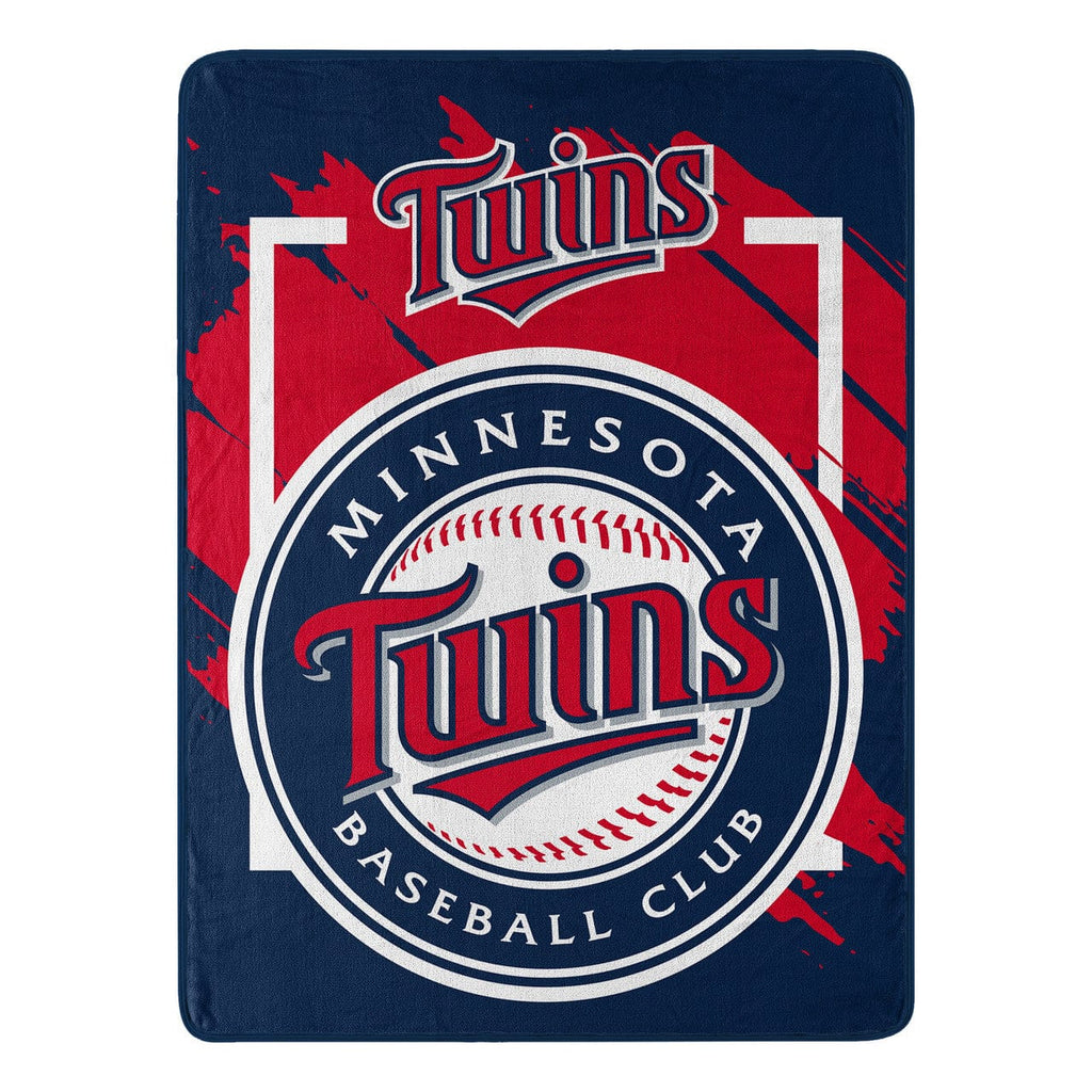 Blankets Minnesota Twins Blanket 46x60 Micro Raschel Dimensional Design Rolled Special Order 190604330983