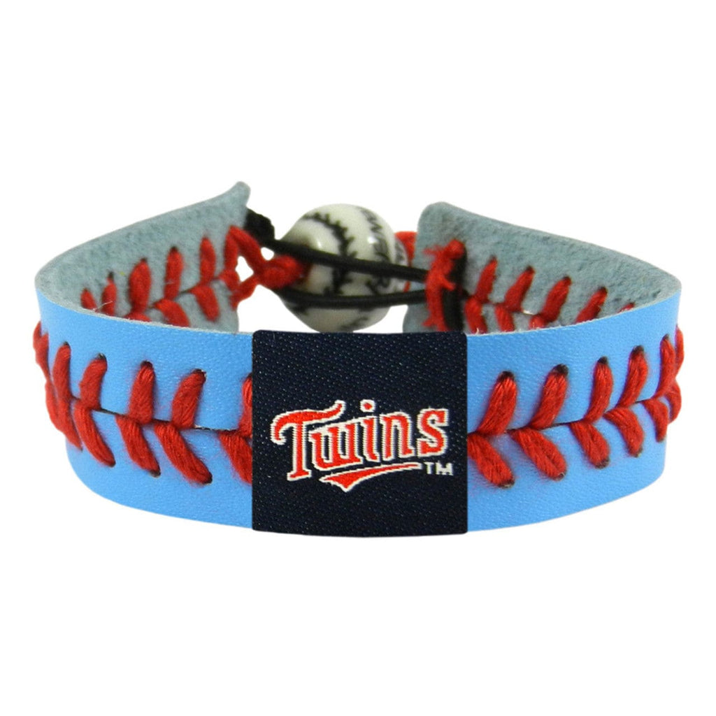 Minnesota Twins Minnesota Twins Bracelet Team Color Baseball Script Logo CO 844214012233