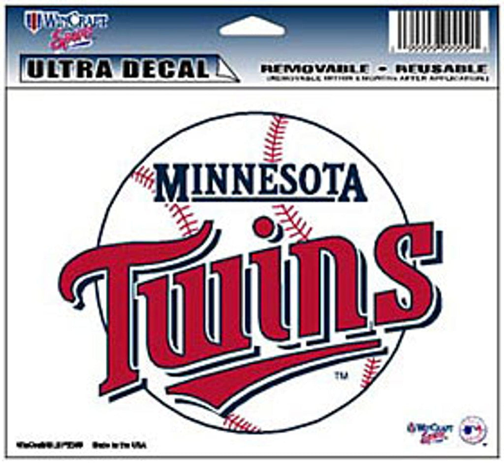 Decal 5x6 Multi Use Color Minnesota Twins Decal 5x6 Ultra Color 032085144225