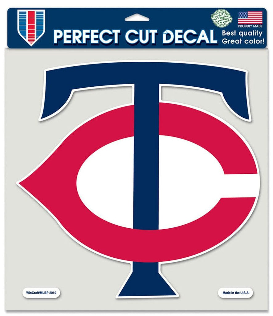Decal 8x8 Perfect Cut Color Minnesota Twins Decal 8x8 Die Cut Color 032085799289