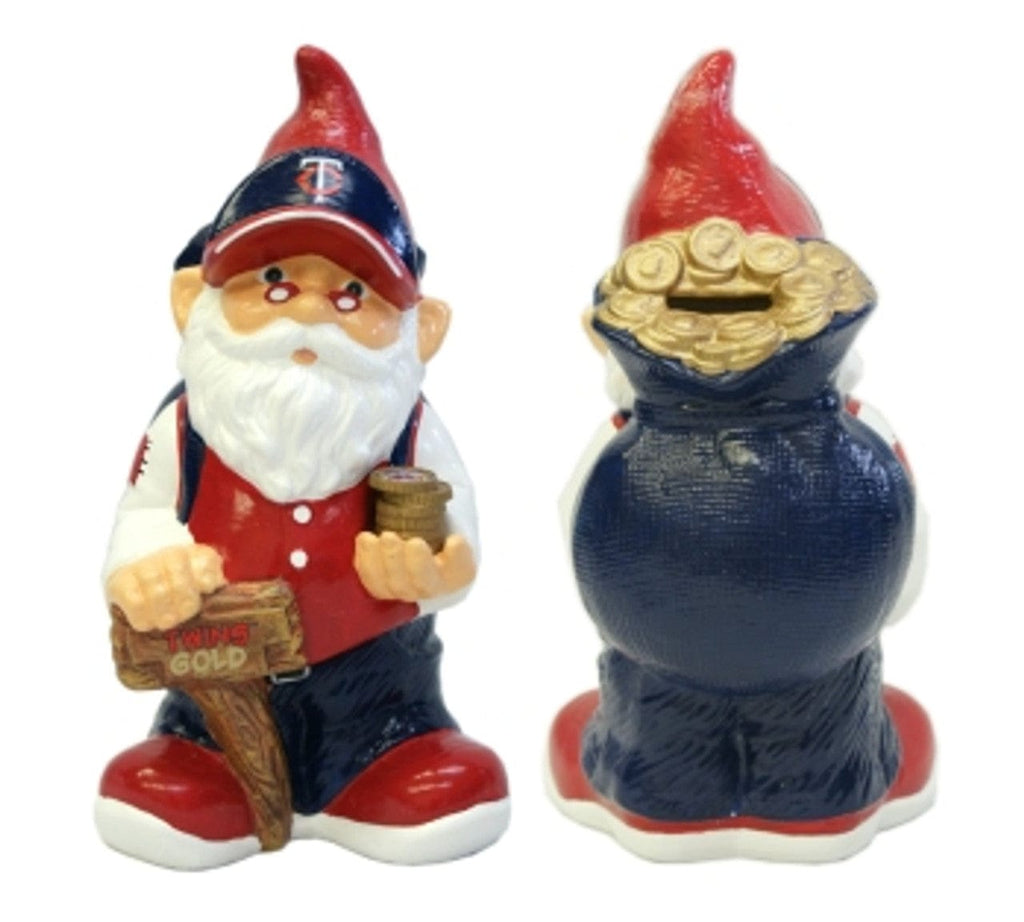 Minnesota Twins Minnesota Twins Garden Gnome - Coin Bank CO 681329985270