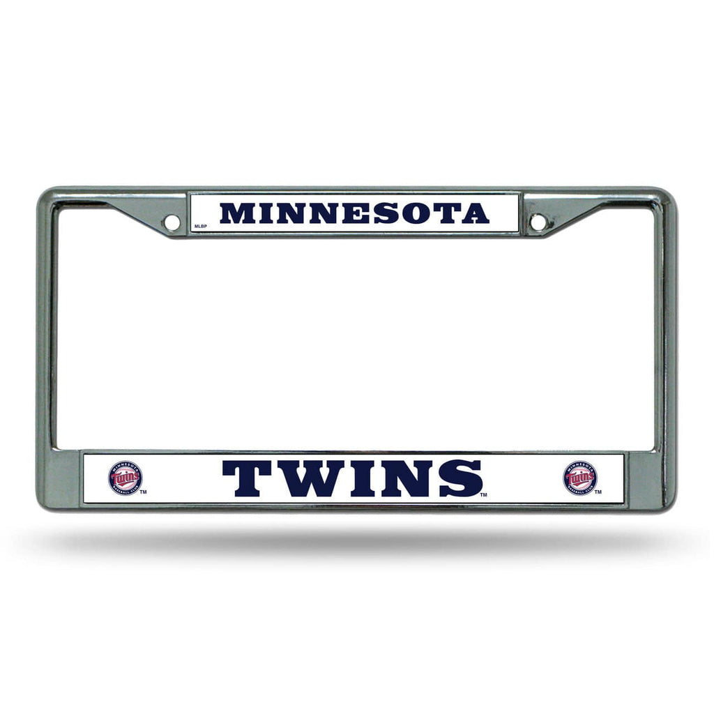 License Frame Chrome Minnesota Twins License Plate Frame Chrome 094746107512