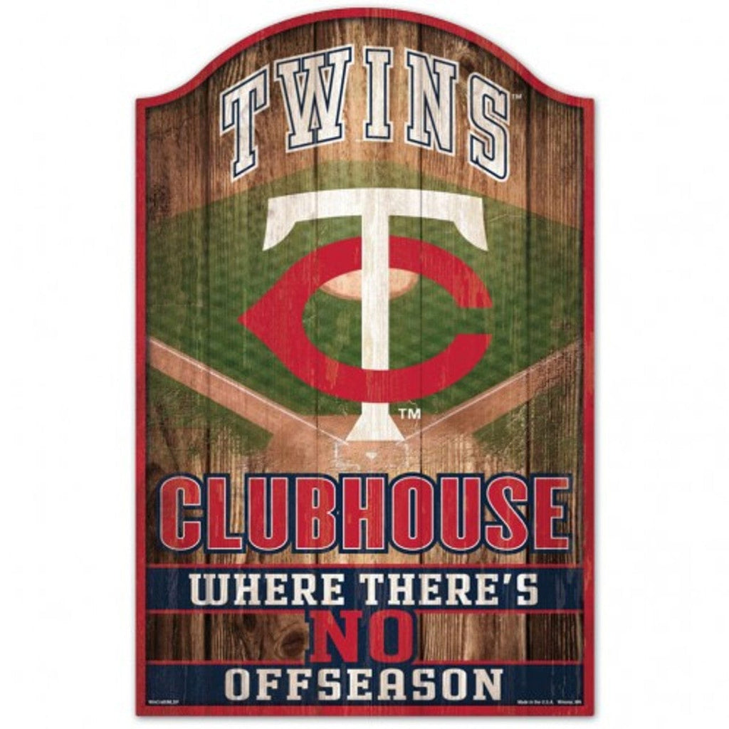 Sign 11x17 Fan Cave Minnesota Twins Sign 11x17 Wood Fan Cave Design - Special Order 032085289131