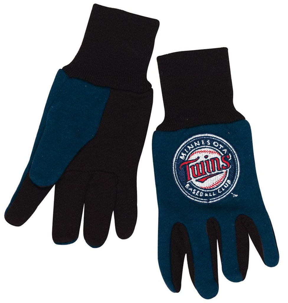 Gloves Minnesota Twins Two Tone Gloves - Youth Size - Special Order 099606029522