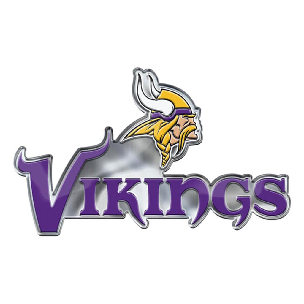 Auto Emblem Color Minnesota Vikings Auto Emblem Color Alternate Logo 681620266177