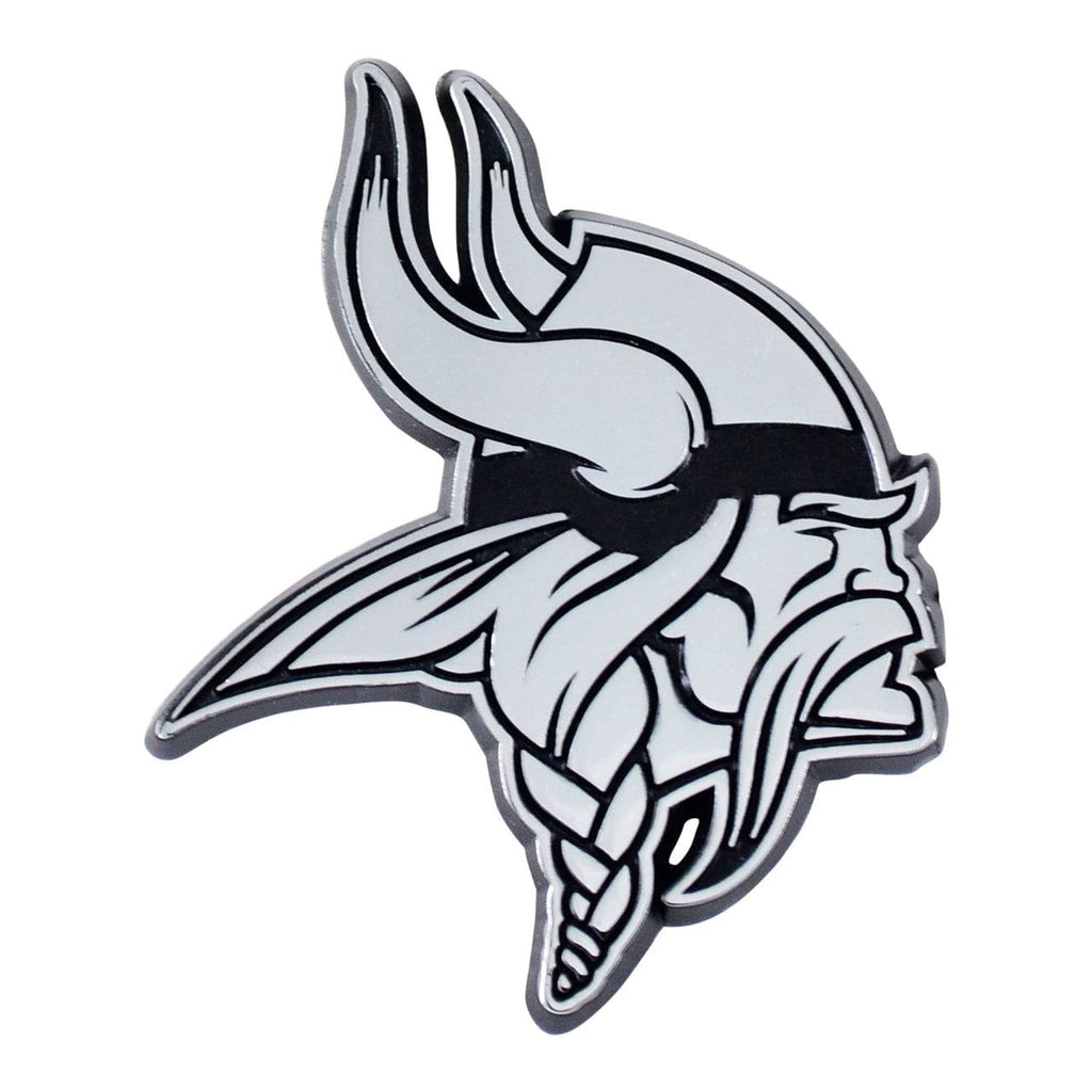 Minnesota Vikings Minnesota Vikings Auto Emblem Premium Metal Chrome 842989087081