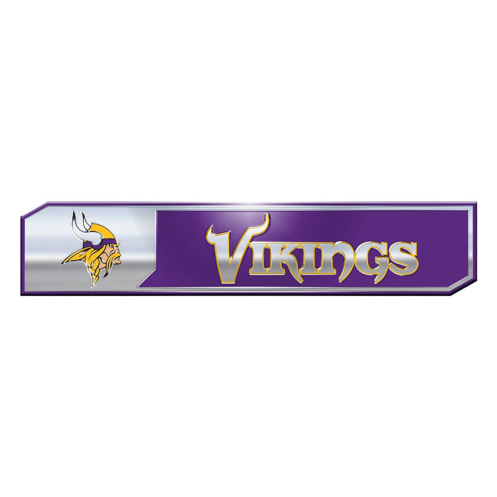 Auto Emblem Color Minnesota Vikings Auto Emblem Truck Edition 2 Pack 681620293173