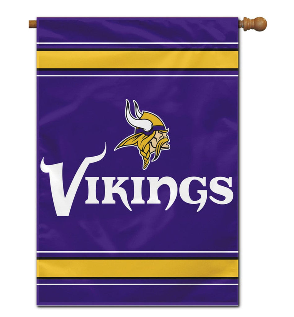 Minnesota Vikings Minnesota Vikings Banner 28x40 House Flag Style 2 Sided CO 023245948357