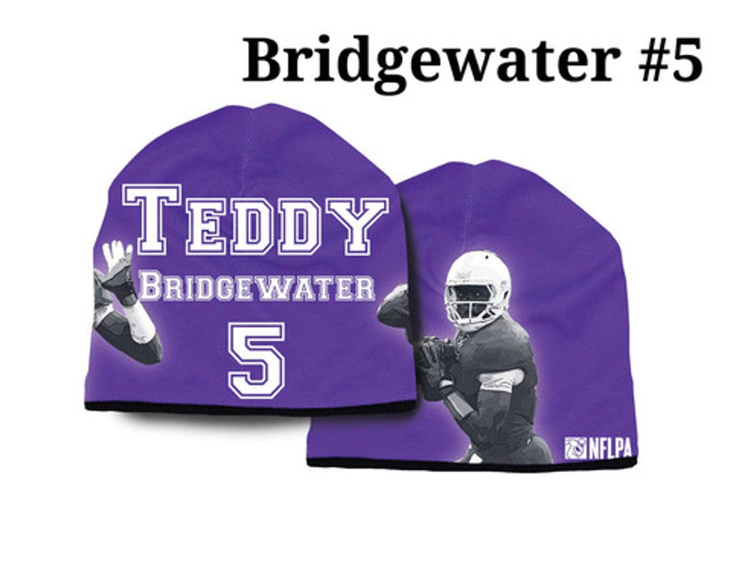 Minnesota Vikings Minnesota Vikings Beanie Lightweight Teddy Bridgewater Design CO 811227023792