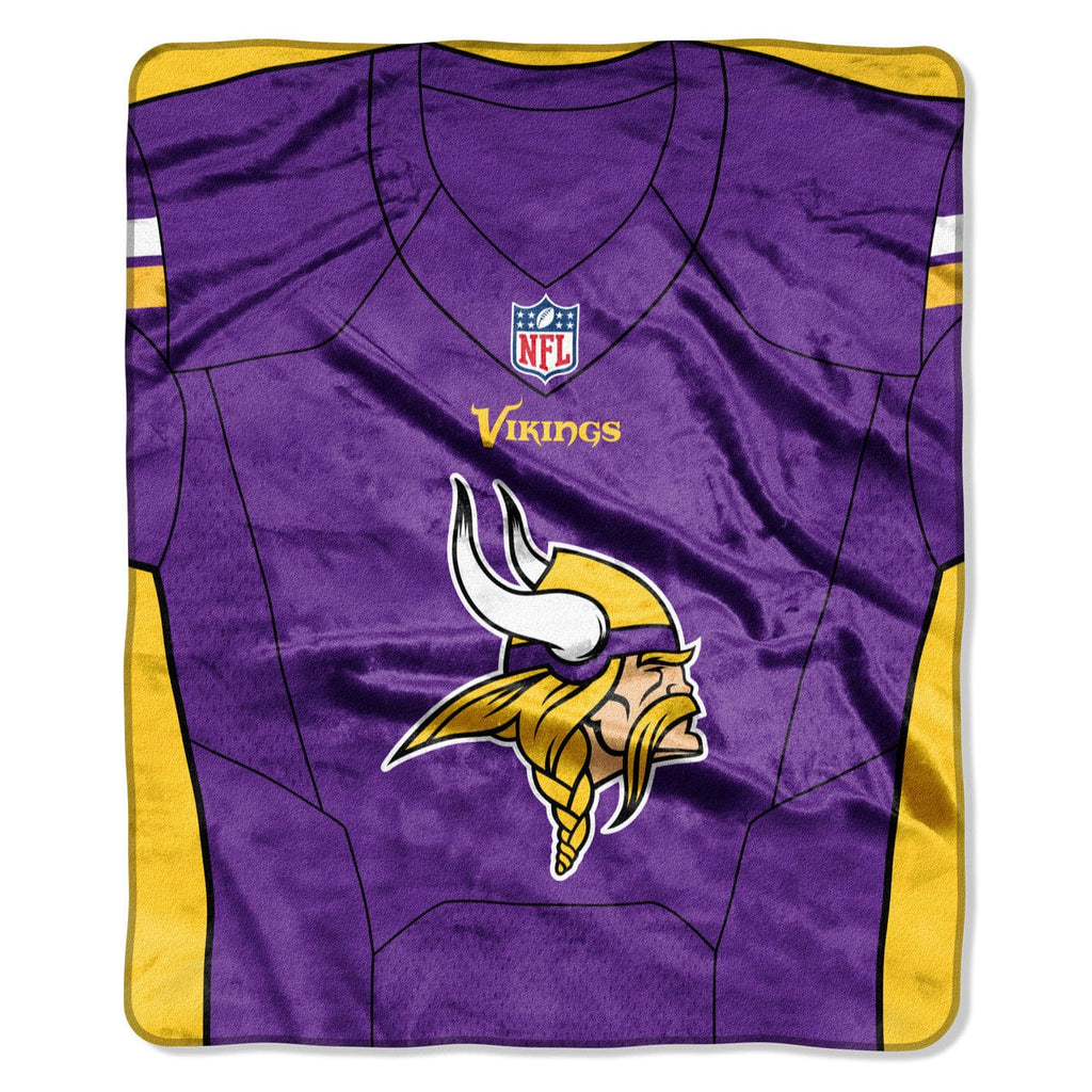 Blankets 50x60 Raschel Minnesota Vikings Blanket 50x60 Raschel Jersey Design 087918207424