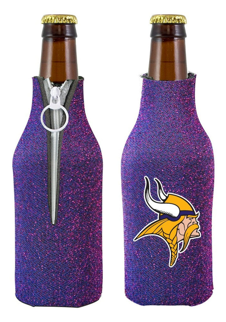 Minnesota Vikings Minnesota Vikings Bottle Suit Holder Glitter Purple 086867555884