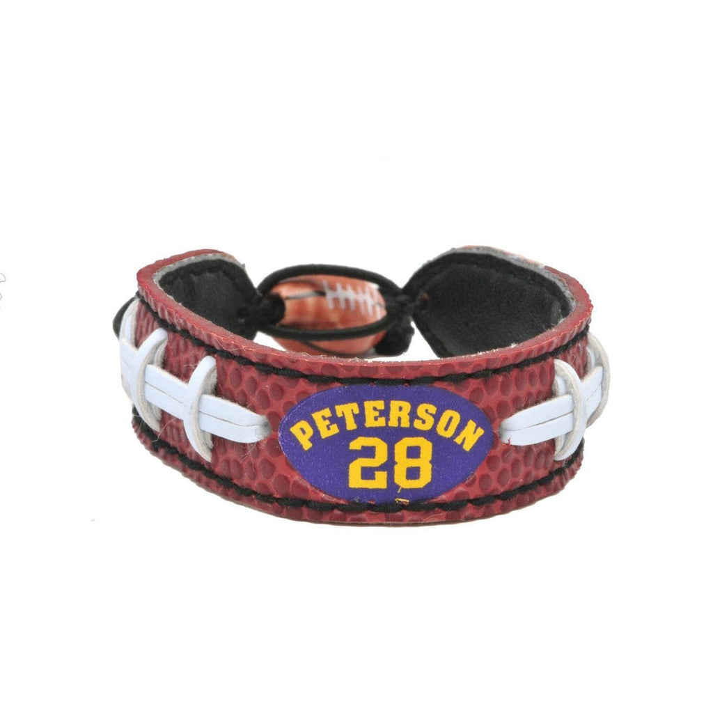 Minnesota Vikings Minnesota Vikings Bracelet Classic Jersey Adrian Peterson Design CO 844214002272