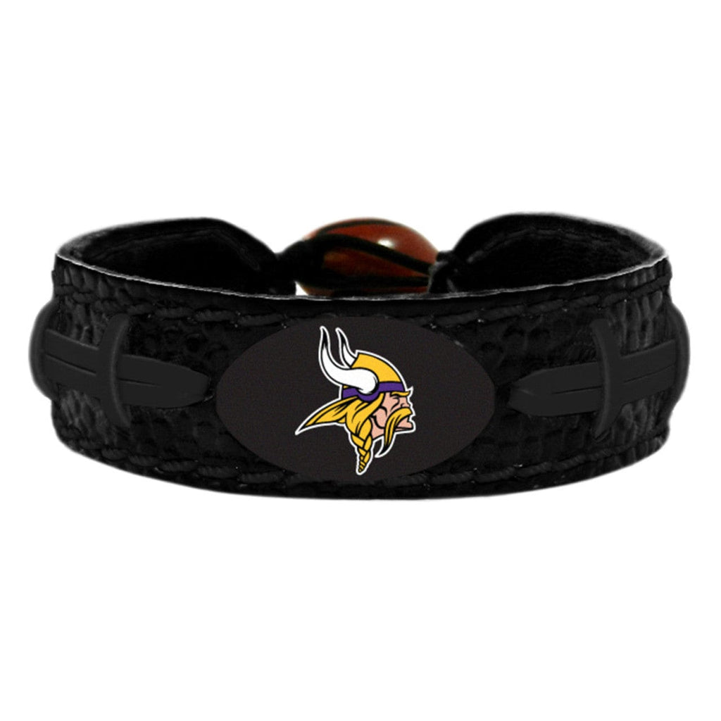 Minnesota Vikings Minnesota Vikings Bracelet Team Color Tonal Black Football CO 637057056973