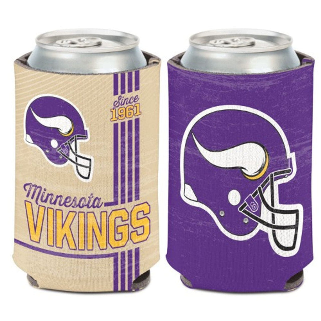 Can Cooler Vintage Design Minnesota Vikings Can Cooler Vintage Design Special Order 032085539878