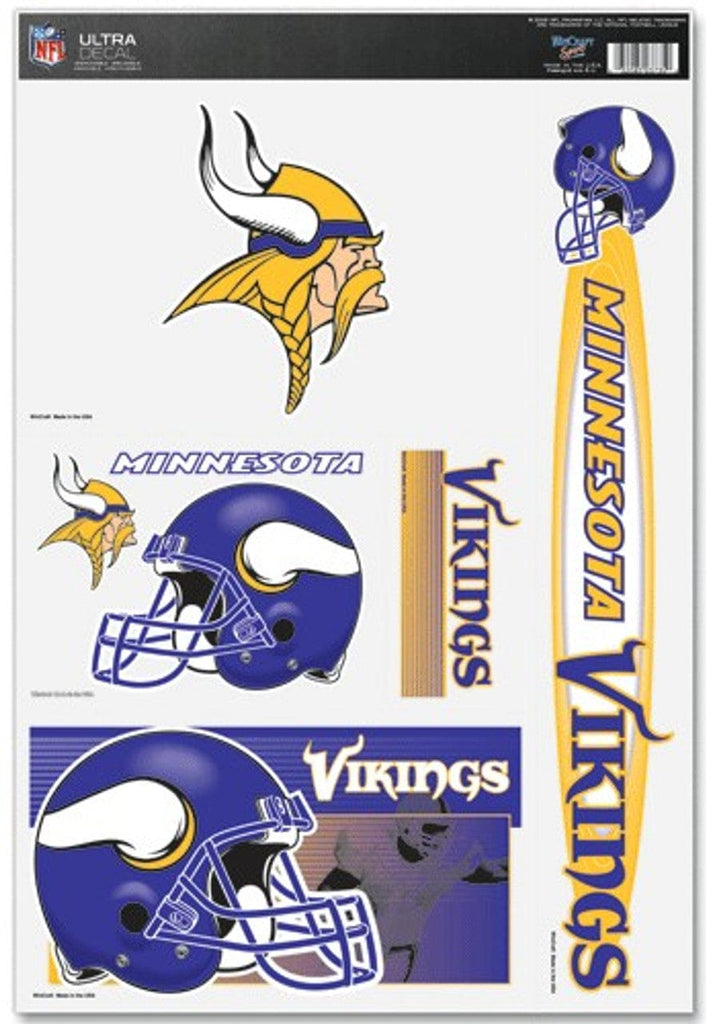 Decal 11x17 Multi Use Minnesota Vikings Decal 11x17 Ultra 032085037350