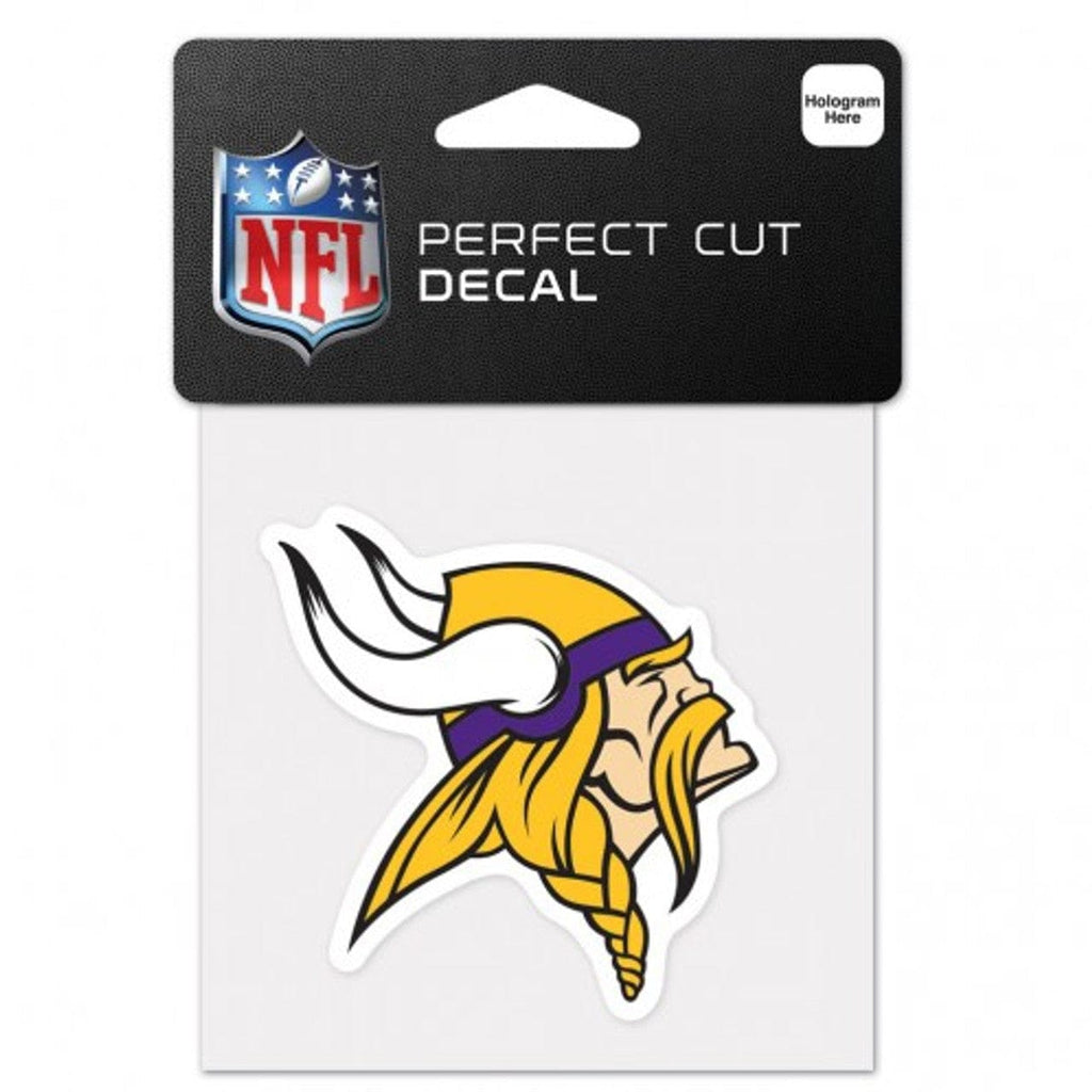 Decal 4x4 Perfect Cut Color Minnesota Vikings Decal 4x4 Perfect Cut Color 032085630544