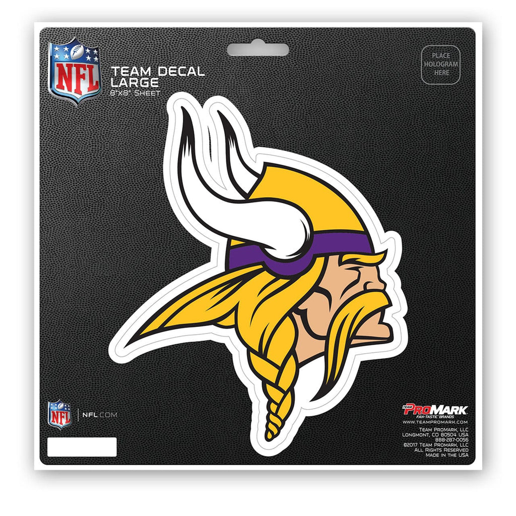 Decal 8x8 Die Cut Minnesota Vikings Decal 8x8 Die Cut 681620292176