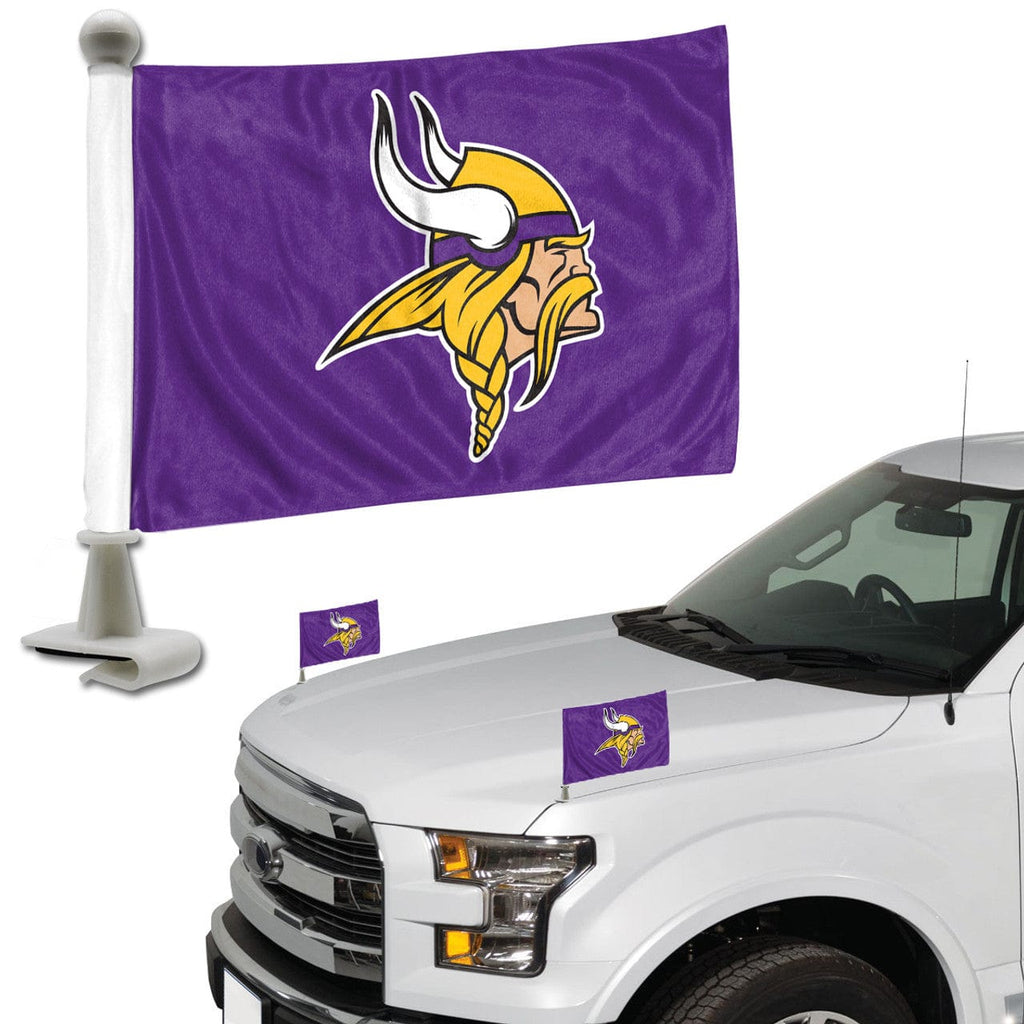 Flags Ambassador Minnesota Vikings Flag Set 2 Piece Ambassador Style 681620899177