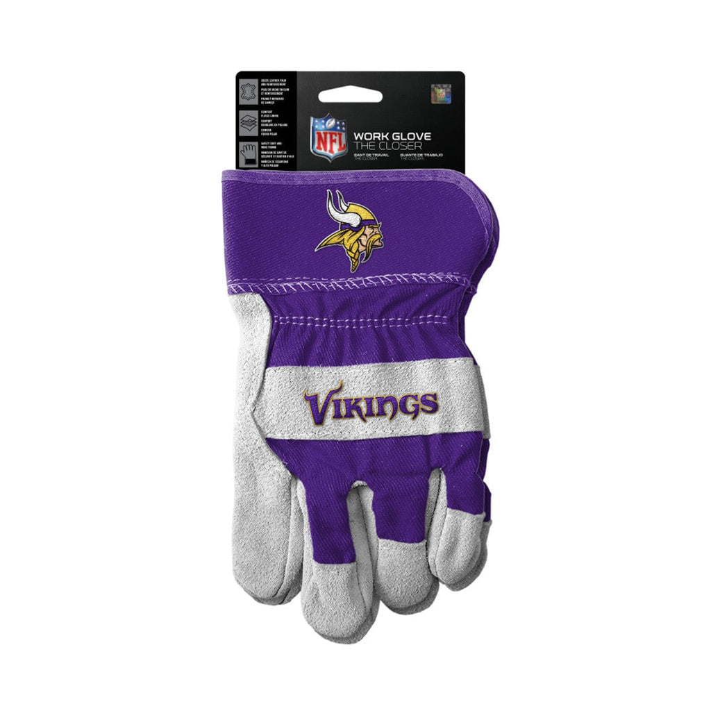 Gloves Work Minnesota Vikings Gloves Work Style The Closer Design 771831015357